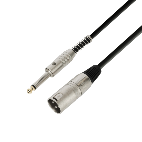 3 STAR MMP 0100 Unsymmetrisches Kabel | Adam Hall® XLR Male x Klinke TS | 1 m